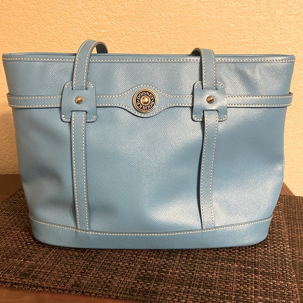 Dooney & Bourke - powder blue shoulder bag.